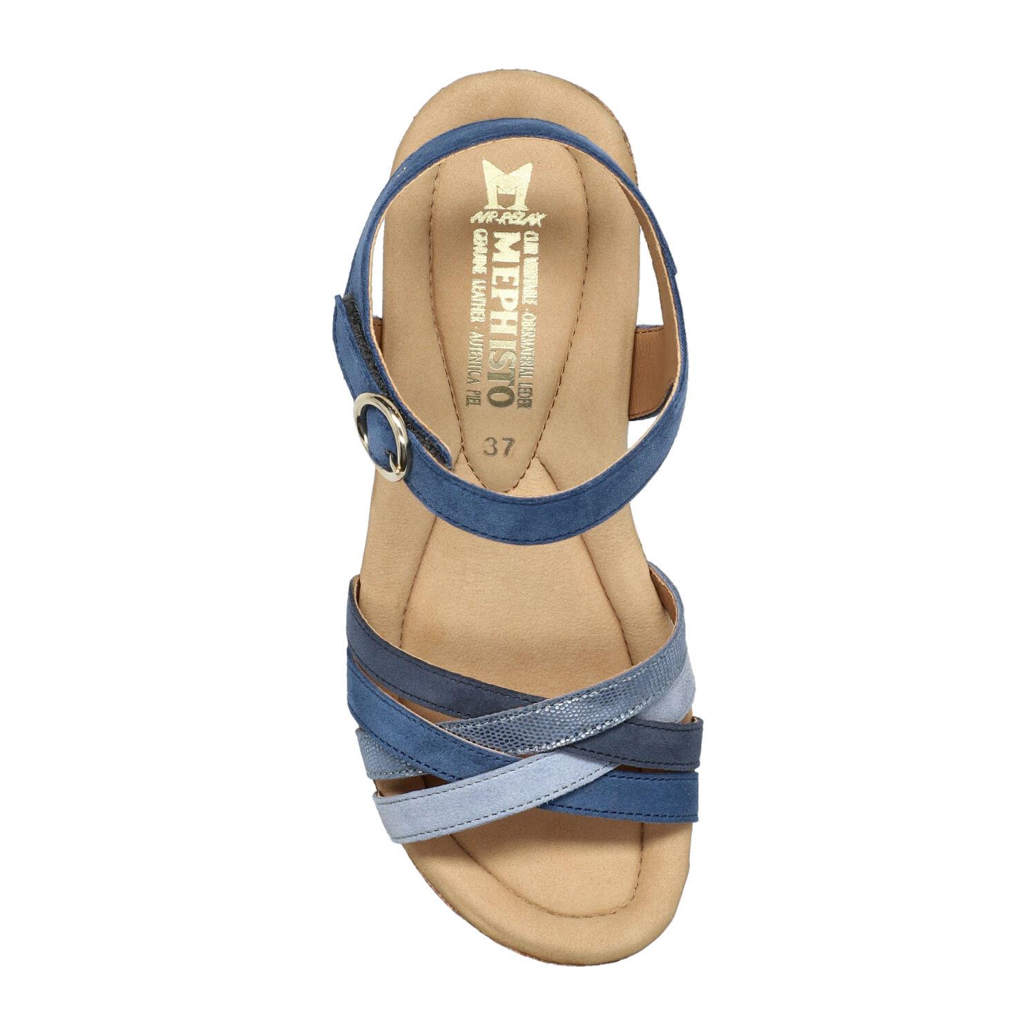 sandales femme modèle Niagara Bleu ciel - Mephisto